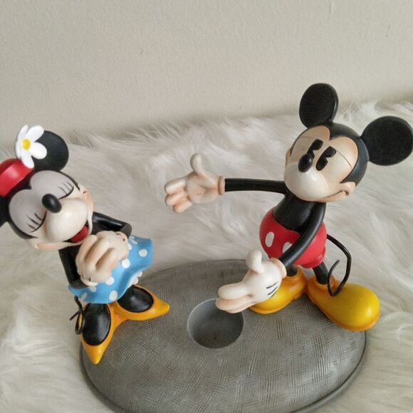 New Rare Hallmark flowers Disney Mickey & Minnie Mouse limited Edition figurine - Picture 3 of 5